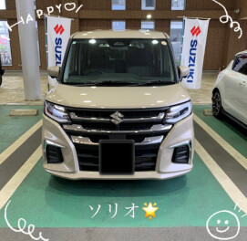 ソリオご納車致しました☆